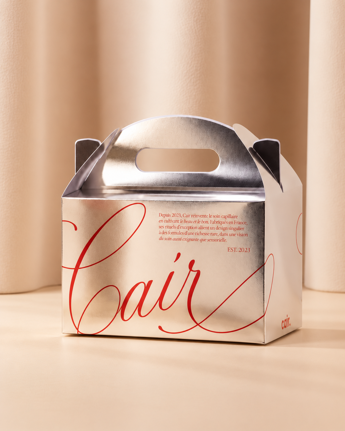 La Boîte Cadeau Argentée Cair