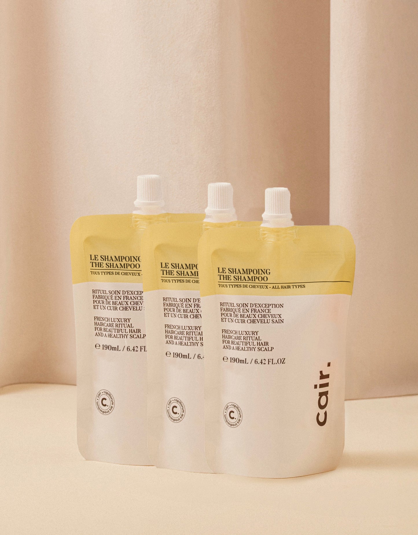 Le trio de recharges shampoing