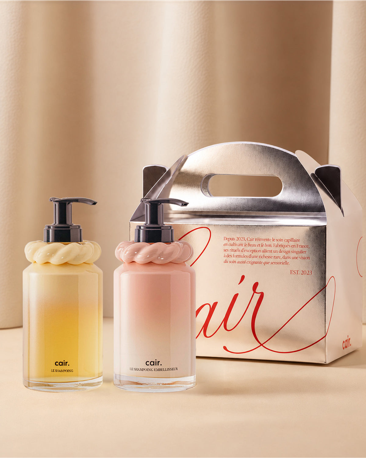 Duo Double Nettoyage Cair et sa Boîte Cadeau Argentée