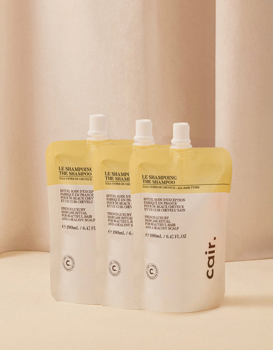 Le trio de recharges shampoing