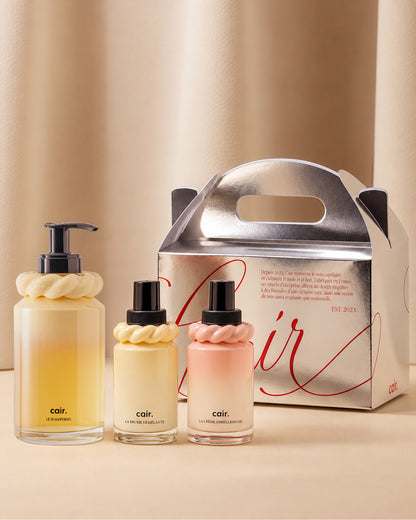 La Routine Hydratation & Volume et sa Boîte Cadeau Argentée